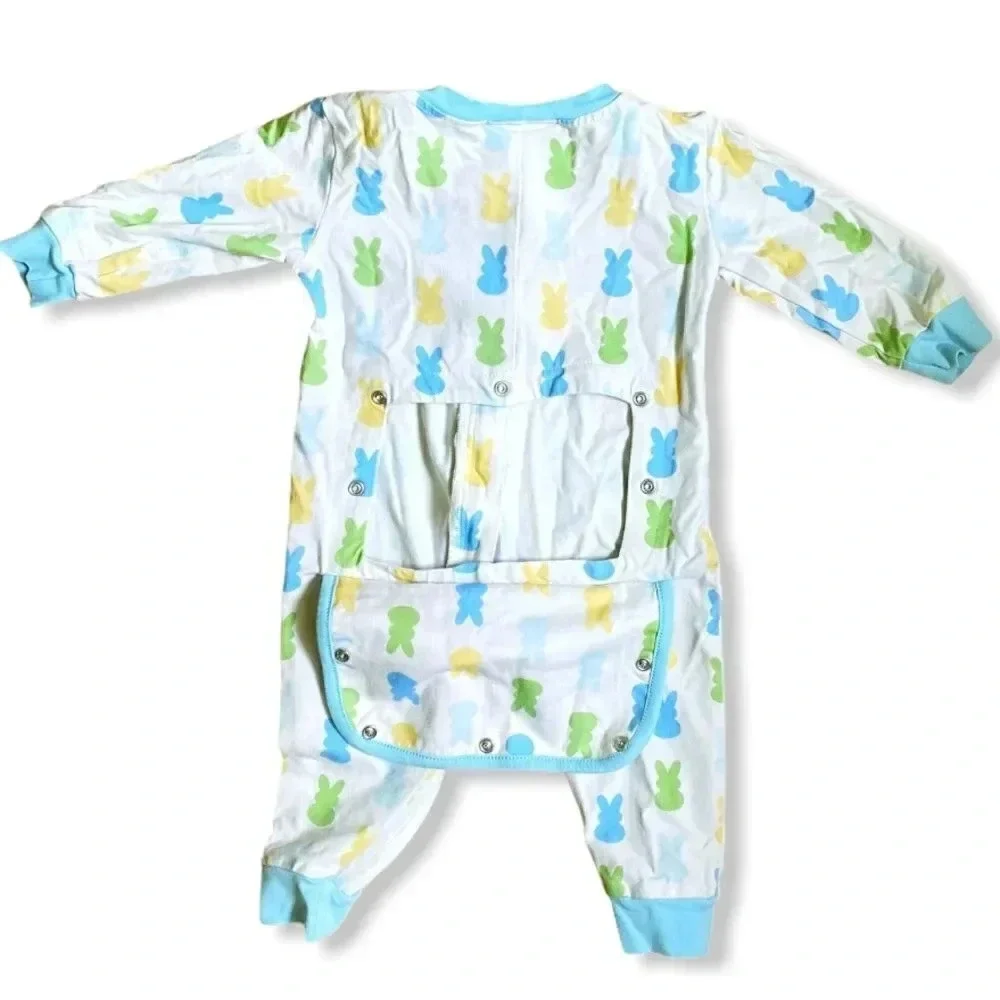 Classic Whimsy | Blue Peeps Easter Pajamas (12 m)